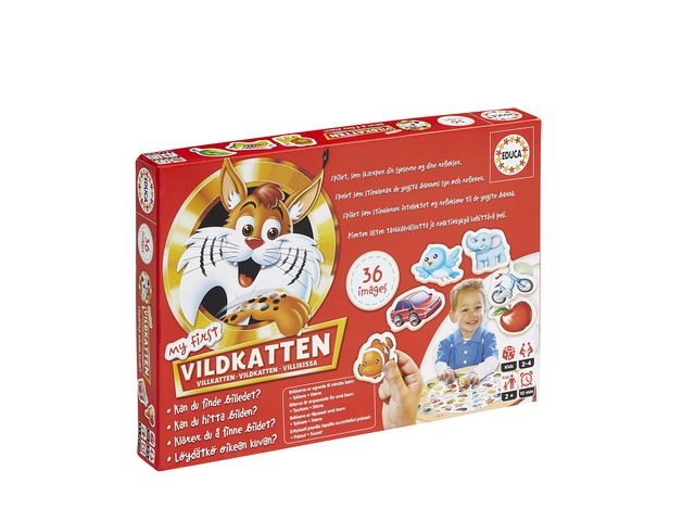 Spel Mitt första Vildkatten från 2år | Skola och förskola - Lekmaterial - Spel - Från 3 - 4 år | Kontorsexperten
