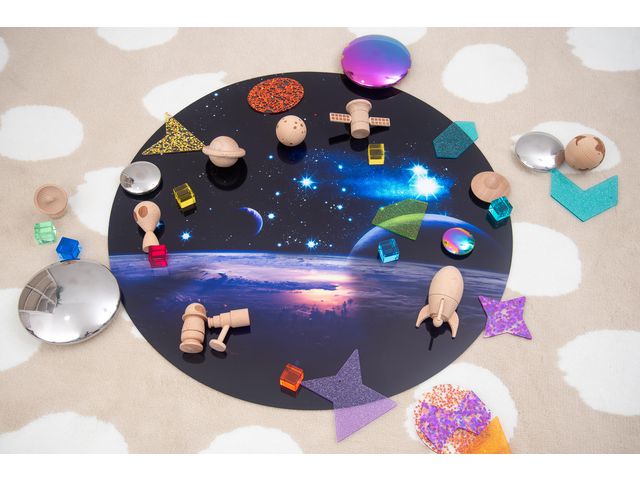 tickit® Sensoriska lekmatta till ljusbord rymden | Skola och förskola - Klassrummet / Lära - Sensoriska produkter | Kontorsexperten