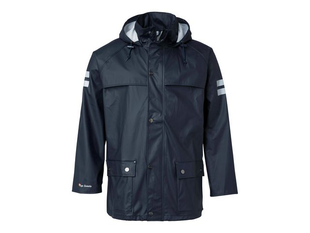 TOP SWEDE Regnjacka 9195 marin S | Arbetskläder - Regnkläder - Regnjackor | Kontorsexperten