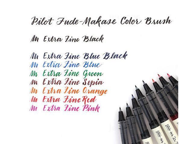 Pilot Fineliner Brush pen röd | Kontorsmaterial - Pennor - Penselpennor | Kontorsexperten