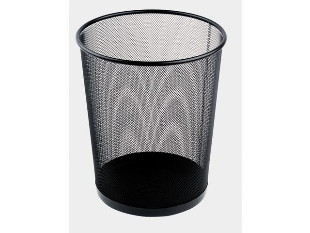 Papperskorg trådmetall 18L svart | Kontorsmaterial - Till skrivbordet - Papperskorgar | Kontorsexperten