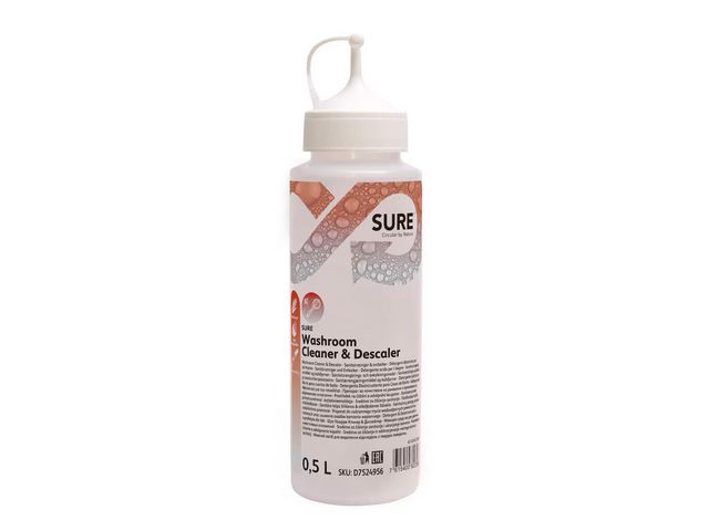 SURE Appliceringsflaska Washroom Cleaner & Descaler 500ml | Städ och hygien - Städredskap - Sprayflaskor | Kontorsexperten