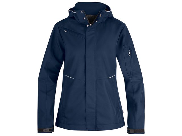 TEXSTAR Softshelljacka WJ80 dam marin 2XL | Arbetskläder - Arbetsjackor - Softshelljackor | Kontorsexperten