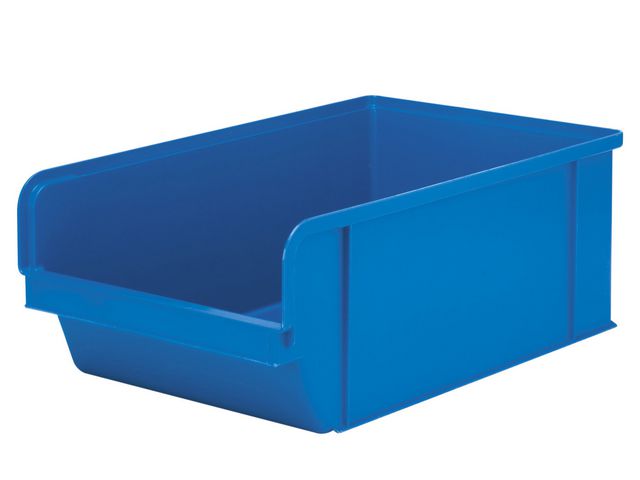 Förvaringslåda, 7 l, polypropylen, blå | Skolmöbler och inredning - Förvaringsmöbler - Backar, boxar och korgar | Kontorsexperten