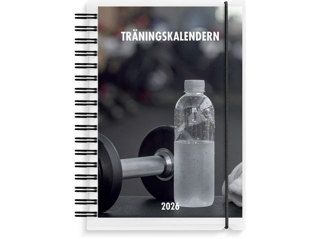 Burde Träningskalendern A6 2026 | Almanackor och kalendrar - Temakalendrar - Hälsa | Kontorsexperten