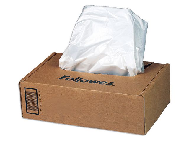 Fellowes Påse till dokumentförstörare 34L 100/fp | Kontorsmaskiner - Dokumentförstörare - Säckar och påsar | Kontorsexperten