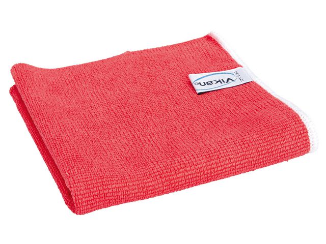 Vikan Mikrofiberduk Original 32x32cm röd | Städ och hygien - Städdukar och diskdukar - Städdukar - Mikro | Kontorsexperten