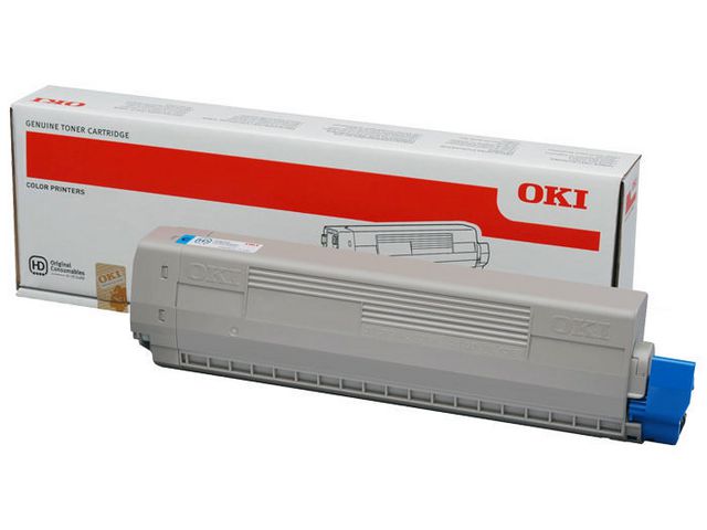 OKI Toner 46443104 Cyan | Toner och bläck - Tonerkassetter - Toner OKI | Kontorsexperten