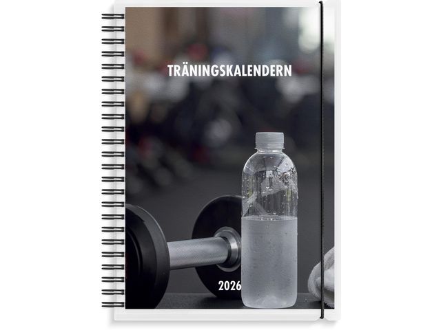 Burde Träningskalendern A5 2026 | Almanackor och kalendrar - Temakalendrar - Hälsa | Kontorsexperten