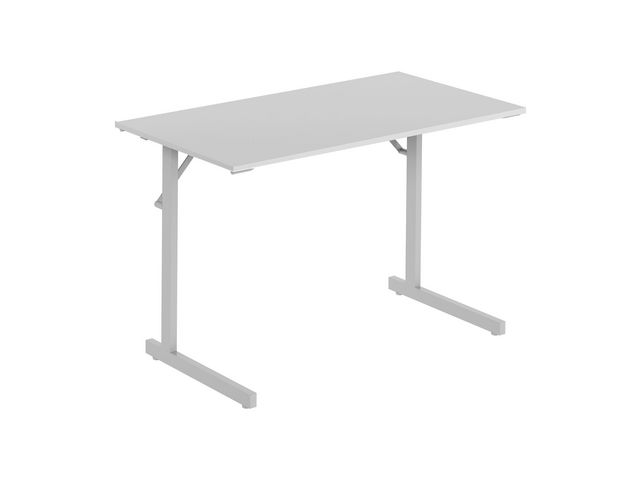 DENORD DESIGN Fällbord 1200x500x715x18 grå/silver | Kontorsmöbler och inredning - Bord och hurtsar - Fällbord | Kontorsexperten