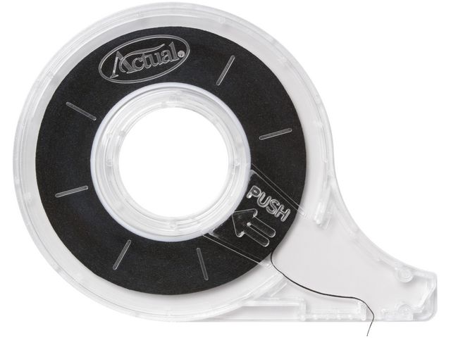 Actual Uppdelningsband 1mmx13m svart | Kontorsmöbler och inredning - Whiteboardtavlor och tillbehör - Uppdelningsband | Kontorsexperten