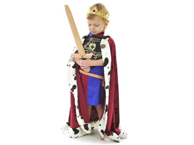 DEN GODA FEN Maskeraddräkt Kungamantel 4-8år | Skola och förskola - Lekmaterial - Maskeraddräkter | Kontorsexperten