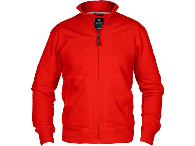TEXSTAR Sweatjacka HC04 röd XS | Arbetskläder - Uniform - Cardigan | Kontorsexperten