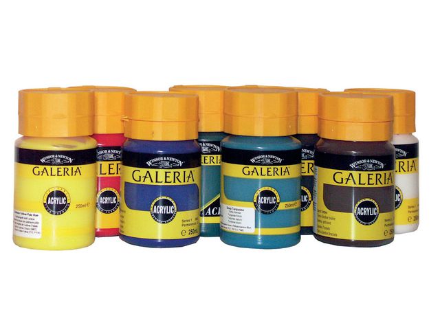 Akrylfärg Galeria 250mlx8 färger | Skola och förskola - Målarfärg och tillbehör - Akrylfärg | Kontorsexperten