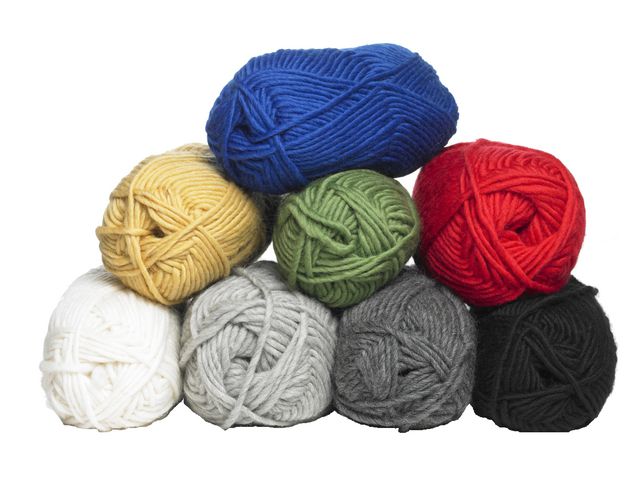 Naturull 8 färger | Skola och förskola - Hobbymaterial - Garn | Kontorsexperten
