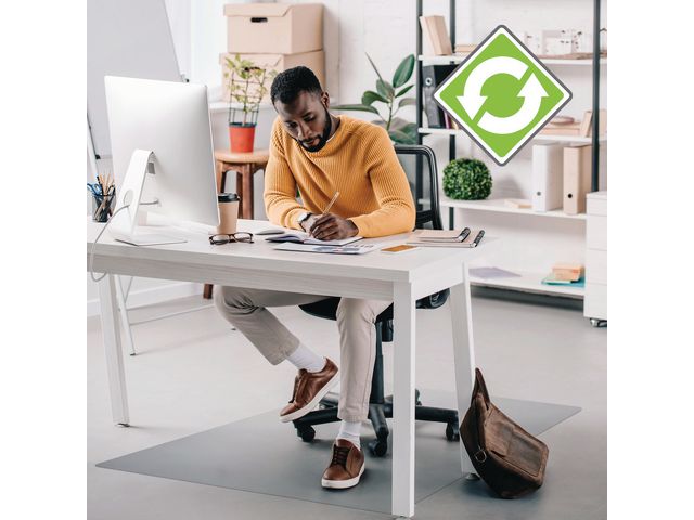 ECOTEX Golvskydd Evolutionmat 120X90cm | Kontorsmöbler och inredning - Golv- och stolsunderlägg - Golvskydd | Kontorsexperten