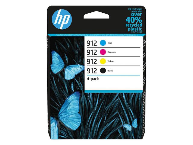 Produktfoto för Multipack HP 912 (3YL80AE, 3YL77AE, 3YL78AE, 3YL79AE)