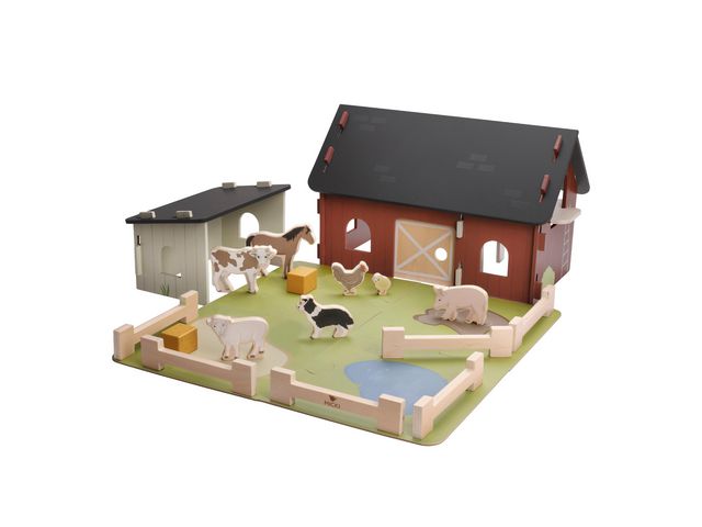 MICKI Bondgård MICKI | Skola och förskola - Lekmaterial - Dockhus, bondgård och lekhus | Kontorsexperten