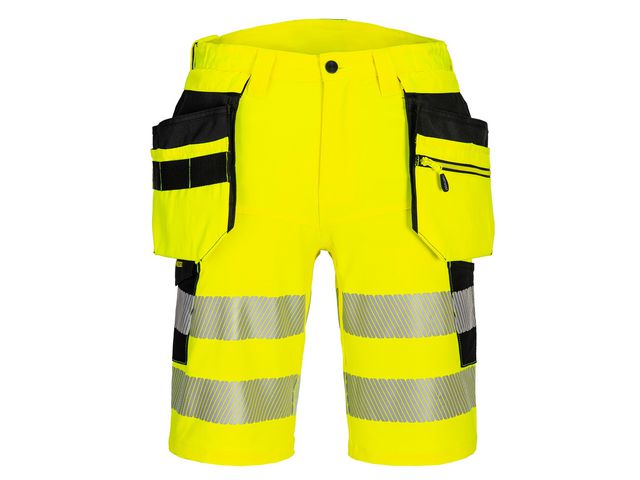 PORTWEST® Hantverksshorts DX446 gul varsel kl2 c58 | Arbetskläder - Varselkläder - Övriga varselkläder | Kontorsexperten