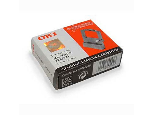 OKI Färgband, svart, 9002315 | Toner och bläck - Färg- och Raderband - Färgband OKI | Kontorsexperten