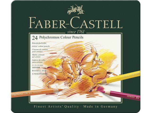 FABER-CASTELL Färgpenna Polychroms 24/fp | Skola och förskola - Pennor och tillbehör - Färgpennor - Standard | Kontorsexperten