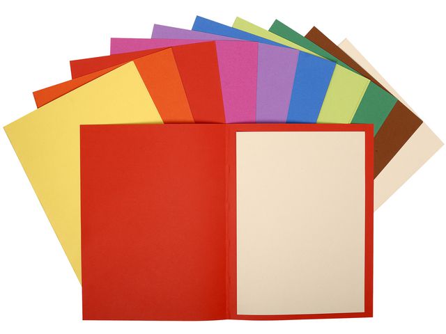 Exacompta Mapp Forever recycled sorterade färger 100/fp | Kontorsmaterial - Mappar och plastfickor - Mappar övriga | Kontorsexperten