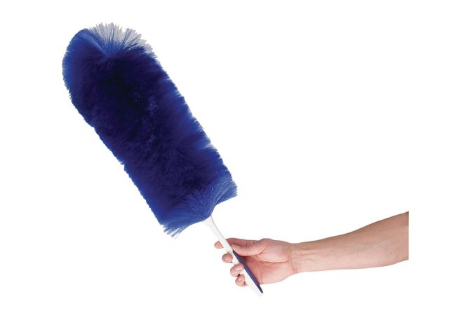 MAX Dammvippa blå 60cm | Städ och hygien - Städredskap - Dammvippor och intriörmoppar | Kontorsexperten