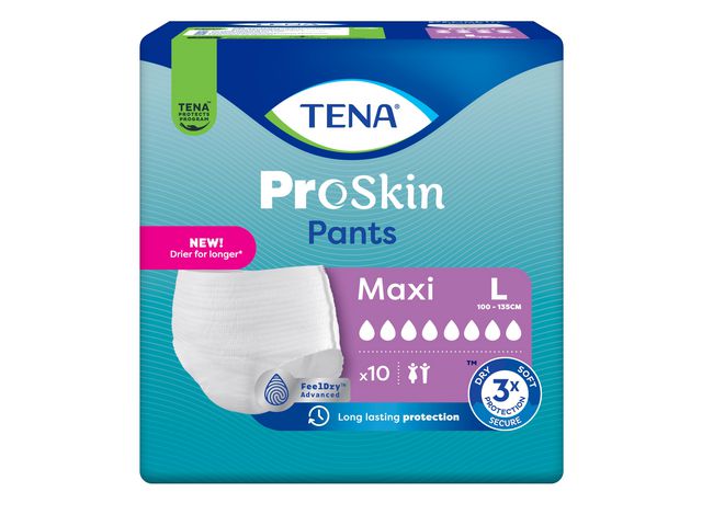 TENA InkoSkydd Pants Maxi L 10/fp | Sjukvård och omsorg - Diagnos och behandling - Inkontinensskydd | Kontorsexperten
