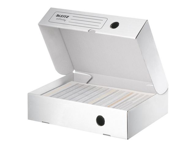 Leitz Arkivbox Infinity FSC 80mm | Kontorsmaterial - Arkivering och kontorsförvaring - Arkivkartonger och boxar | Kontorsexperten