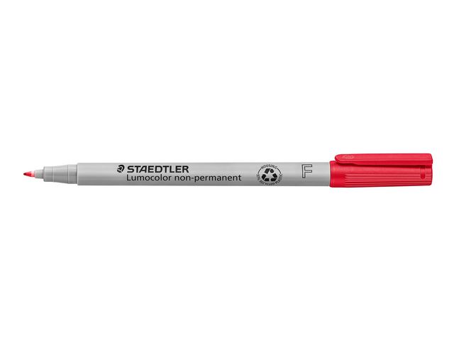 STAEDTLER Lumocolor Universalpenna Lumocolor® 316 icke-permanent, tunn spets, 0,6 mm linjebredd, röd | Kontorsmaterial - Pennor - Overheadpennor | Kontorsexperten