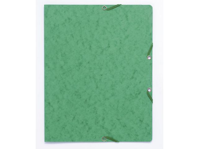 Gummibandsmapp kartong A4 grön | Kontorsmaterial - Mappar och plastfickor - Gummibandsmappar - Kartong | Kontorsexperten