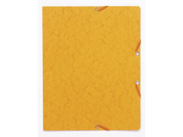 Gummibandsmapp kartong A4 gul | Kontorsmaterial - Mappar och plastfickor - Gummibandsmappar - Kartong | Kontorsexperten
