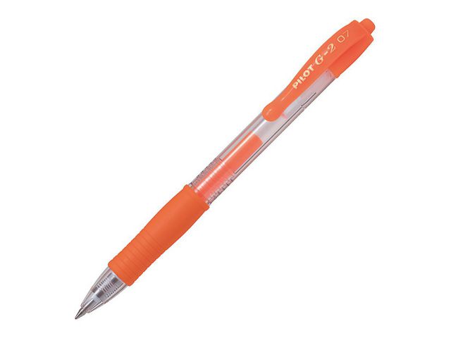 Pilot Gelpenna G-2 0,7 Neon Orange | Kontorsmaterial - Pennor - Gelpennor | Kontorsexperten