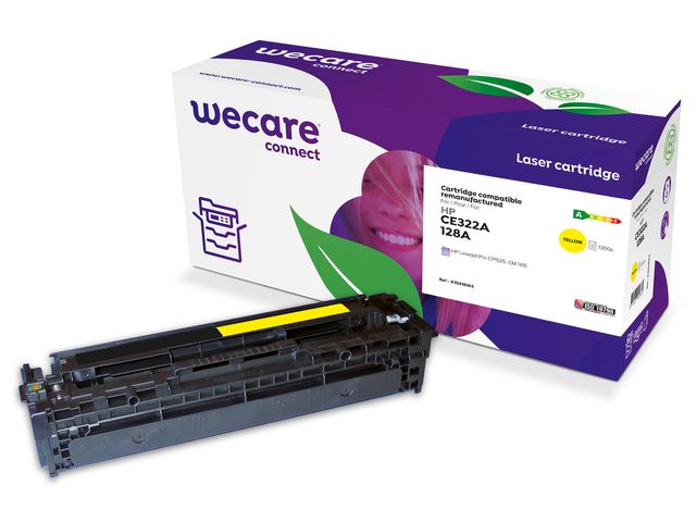 Wecare Toner HP CE322A 1,3K gul | Toner och bläck - Tonerkassetter - Toner WeCare | Kontorsexperten