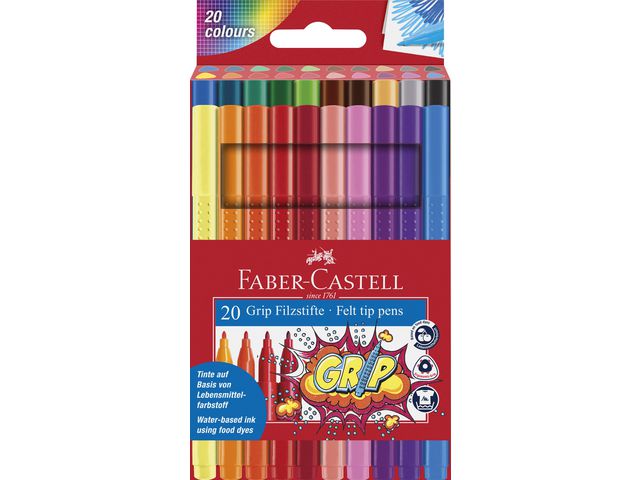 Faber-Castell Fiberpenna Grip 20/fp