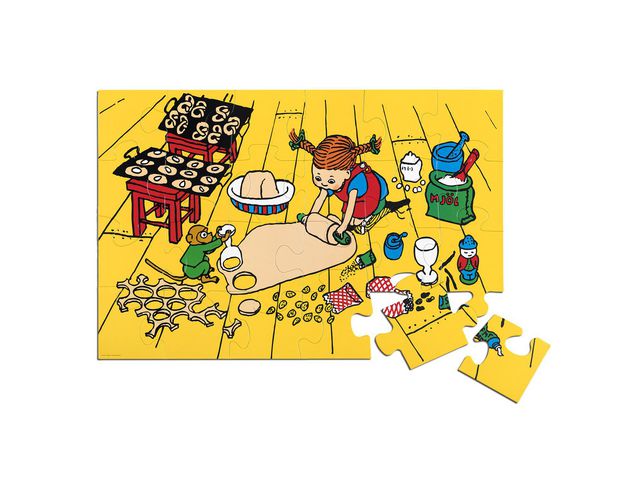 PIPPI Golvpussel, 24 bitar | Skola och förskola - Lekmaterial - Pussel - Golvpussel | Kontorsexperten