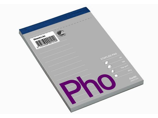 Bantex Telefonblock A6 100 blad linjerat | Kontorsmaterial - Block och anteckningsböcker - Block övriga | Kontorsexperten