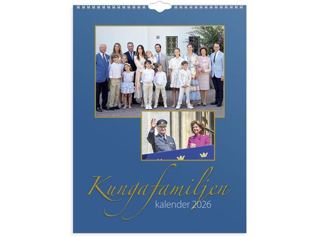 Burde Väggkalender Kungafamiljen 2026