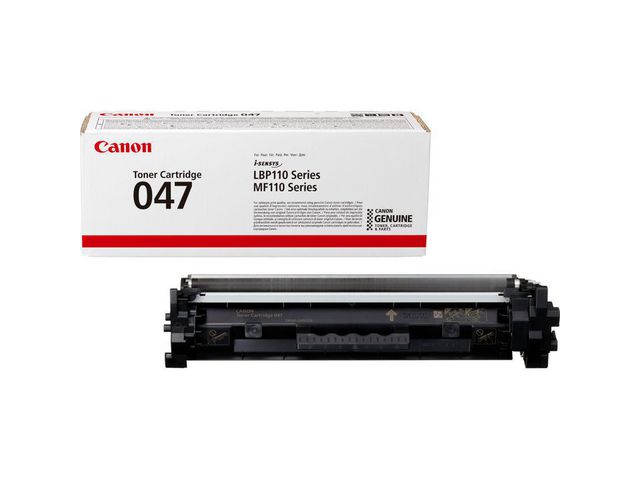Canon Originaltonerkassett, 047, svart, 2164C002 | Toner och bläck - Tonerkassetter - Toner Canon | Kontorsexperten