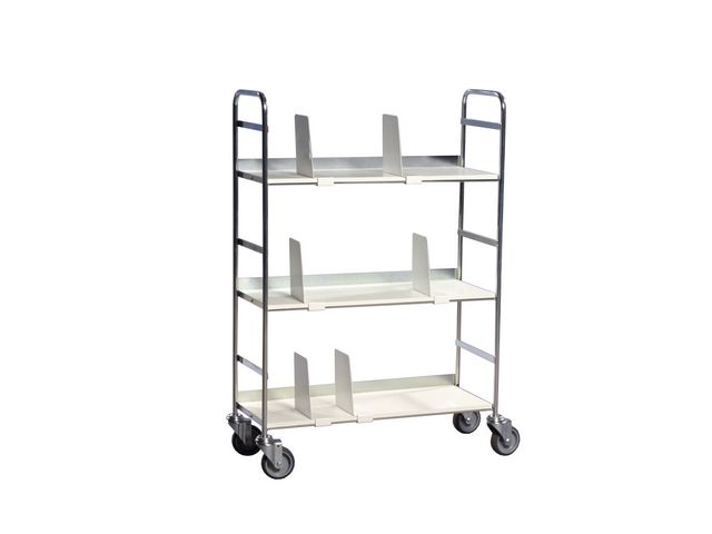 Rullvagn för böcker och pärmar | Emballage och lagerutrustning - Lagerutrustning - Vagnar | Kontorsexperten