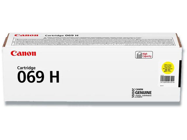 Canon Toner 069 H Y 5,5K Gul | Toner och bläck - Tonerkassetter - Toner Canon | Kontorsexperten