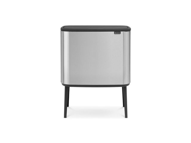Produktfoto för BRABANTIA Papperskorg Bo Touch Bin 11+23 Matt Stål