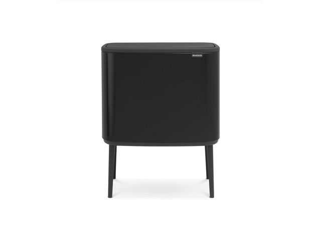 Produktfoto för BRABANTIA Papperskorg Bo Touch Bin 11 och 23 Matt Svart