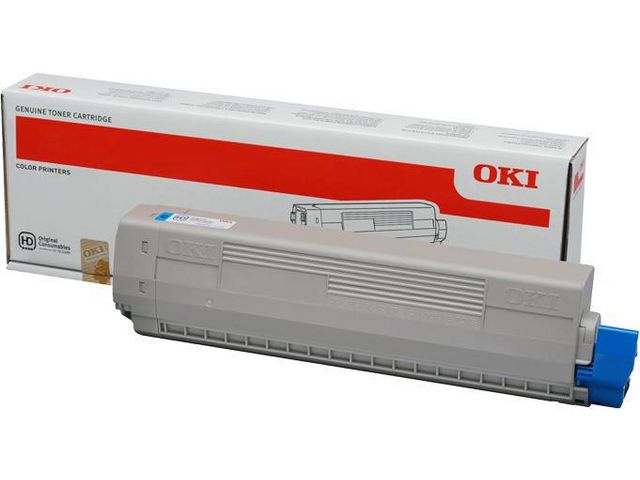 OKI Toner 46507507 Cyan | Toner och bläck - Tonerkassetter - Toner OKI | Kontorsexperten