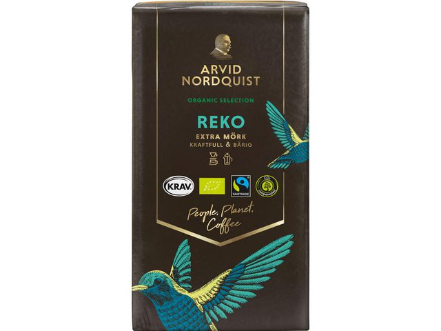 ARVID NORDQUIST Kaffe Reko mörkrostat 450g