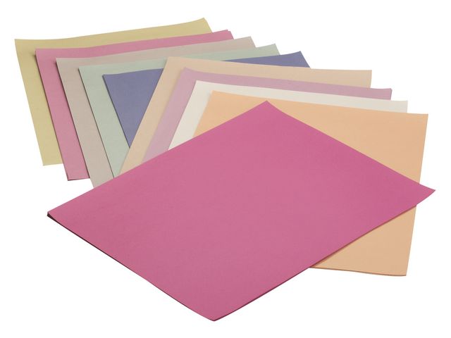 500 x 630 mm, 100/m², sockerpapper, 100% återvunnet, olika färger 100/fp | Skola och förskola - Hobbypapper - Specialpapper | Kontorsexperten