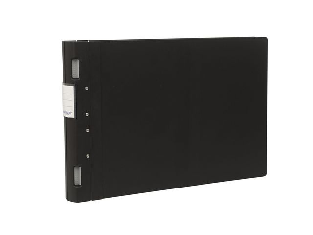 KEBA Gaffelpärm ergo LA3 55mm svart/svart | Kontorsmaterial - Pärmar och register - Gaffelpärmar i plast | Kontorsexperten