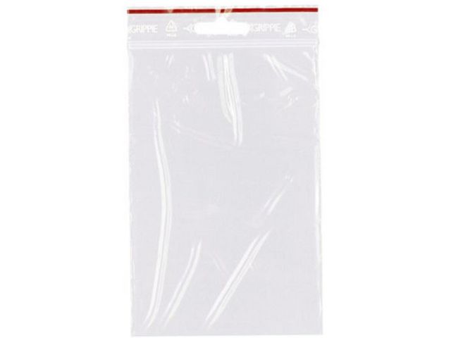 GRIPPIE Blixtlåspåse 100x150mm 1000/fp | Emballage och lagerutrustning - Blixtlåspåsar - Utan Skrivfält | Kontorsexperten