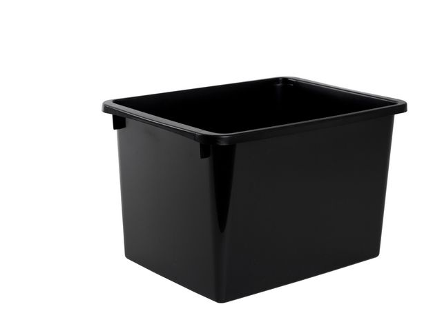 NORDISKA PLAST Förvaringsbox Store It 20L, svart | Skolmöbler och inredning - Förvaringsmöbler - Backar, boxar och korgar | Kontorsexperten