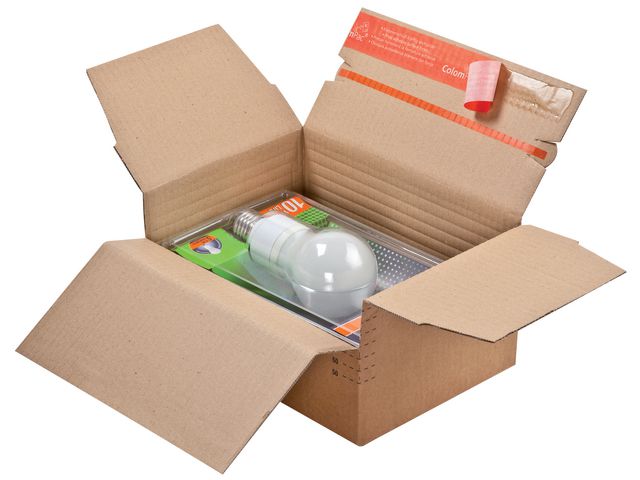 ColomPac E-handeslåda 238x170x60-130mm | Emballage och lagerutrustning - Lådor och well - E-handelslådor | Kontorsexperten